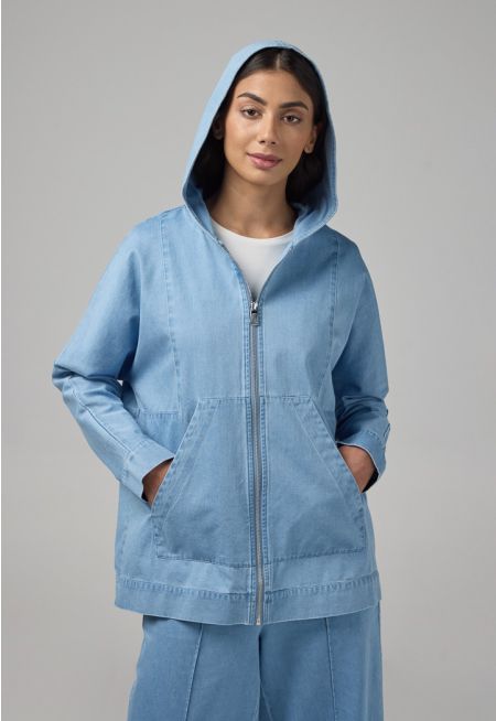 Zip-Up Relaxed Fit Jacket