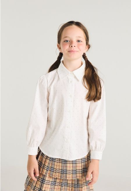 Crystal Embellished Shirt