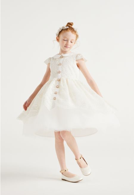 Peter Pan Collar Lace Dress