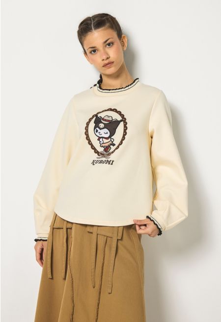 Kuromi Knitted Sweatshirt
