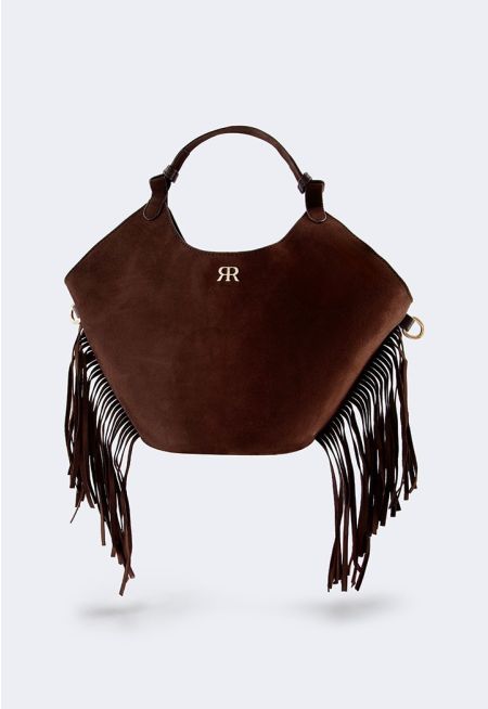 Suede Fringes Handbag