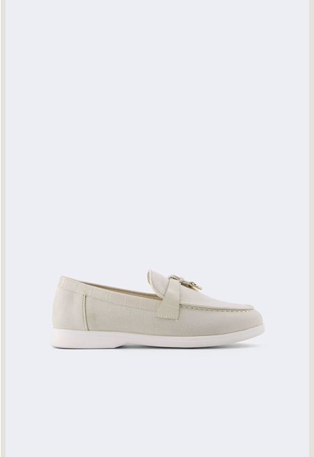 PU Leather Detailed Loafers