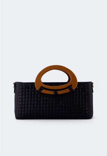 Wooden Handles Handbag