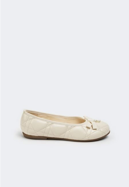 Quilted Bow Ballerina