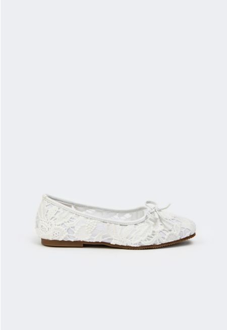 Embroidered Lace Ballerina