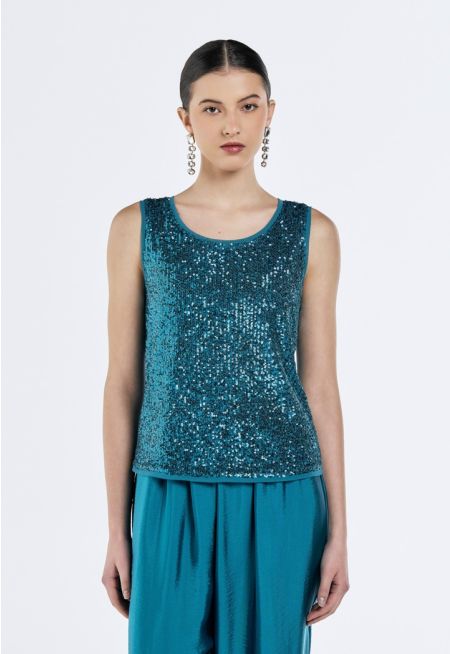 Sequin Embellished Top