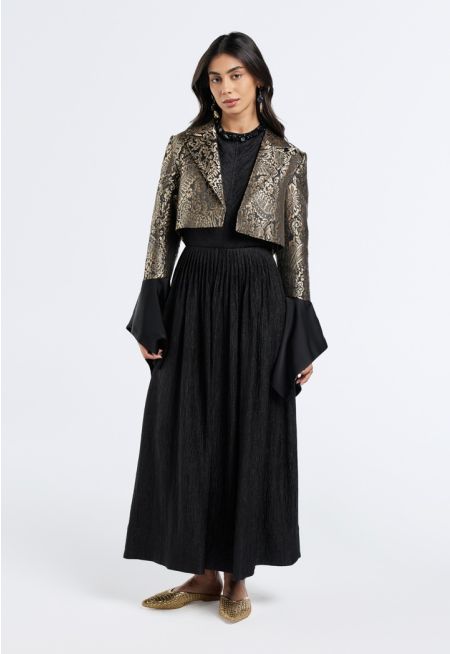 Textured Plisse Skirt- Ramadan Style