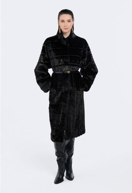 Long Faux Fur Jacket