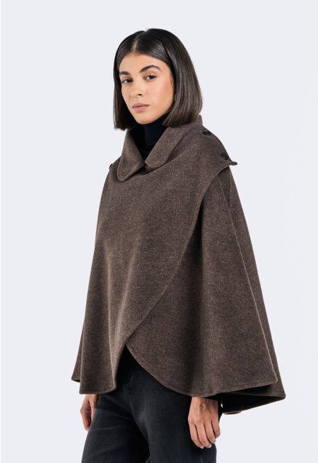Hand Made Solid Poncho