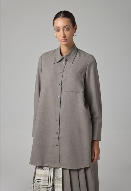 Solid Relaxed Fit Shirt