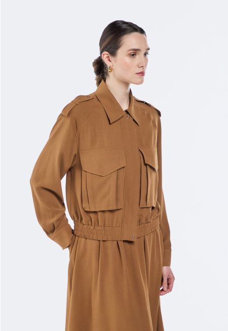 Regular Fit Bomber Jacket 