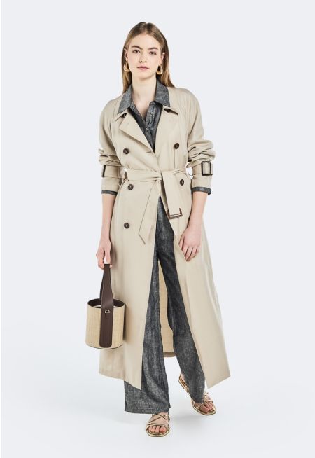 Double Breasted Trench Coat