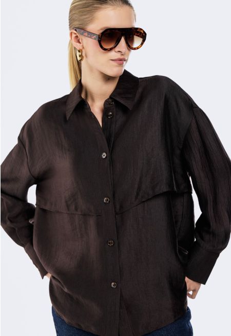 Solid Textured Shirt