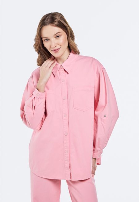 Drop Shoulder Denim Jacket