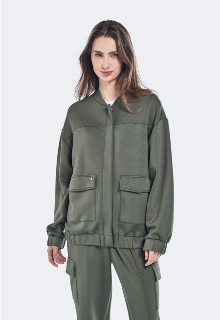 Regular Fit Bomber Jacket 