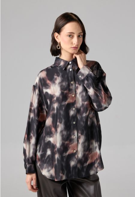 Long Sleeve Printed Shirt