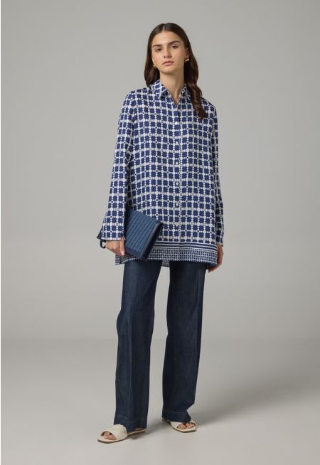 Straight Cut Demin Trousers