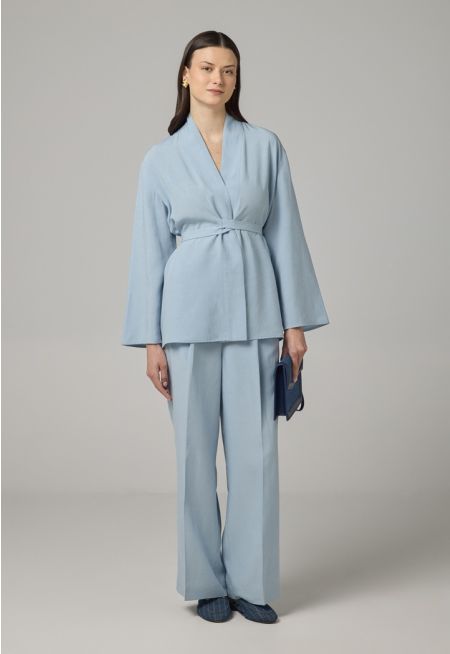 Basic Wide Leg Trousers