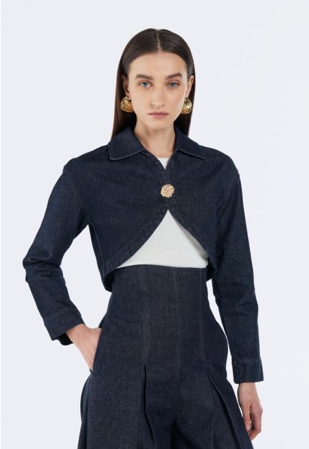 Cropped Denim Jacket