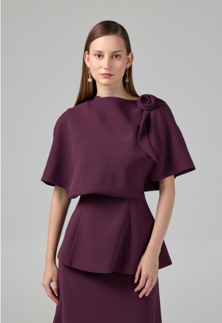 Solid Top With Attached Cape