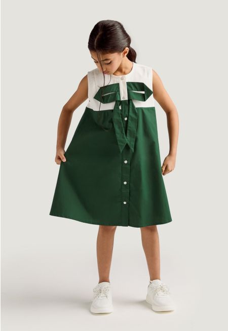 Saudi National Day Contrast Dress