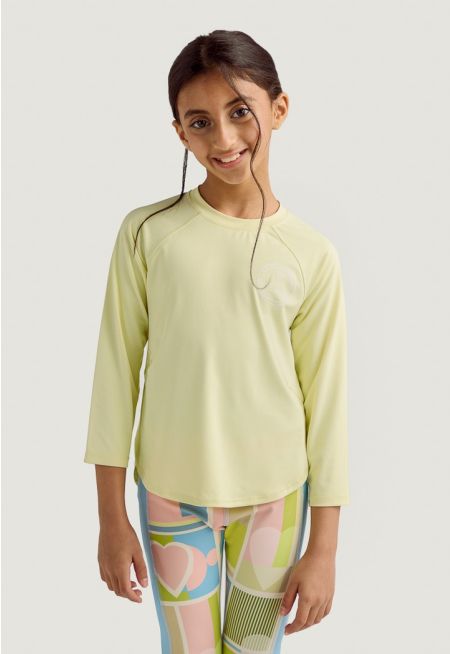 Solid Long Sleeved T Shirt