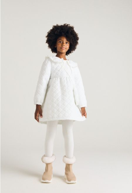 Quilted Dress with Crossbody Bag (2PCS)