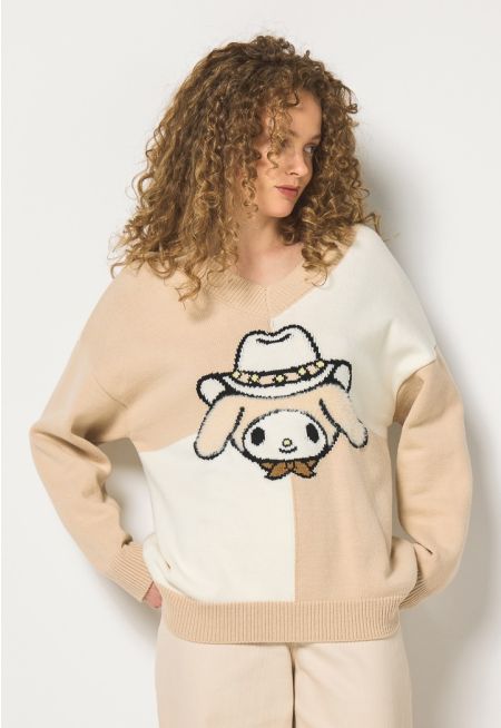 My Melody Faux Fur Sweatshirt