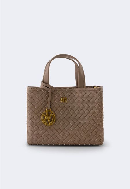 Solid Intricate Handbag