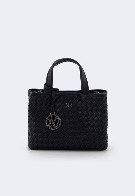 Solid Intricate Handbag