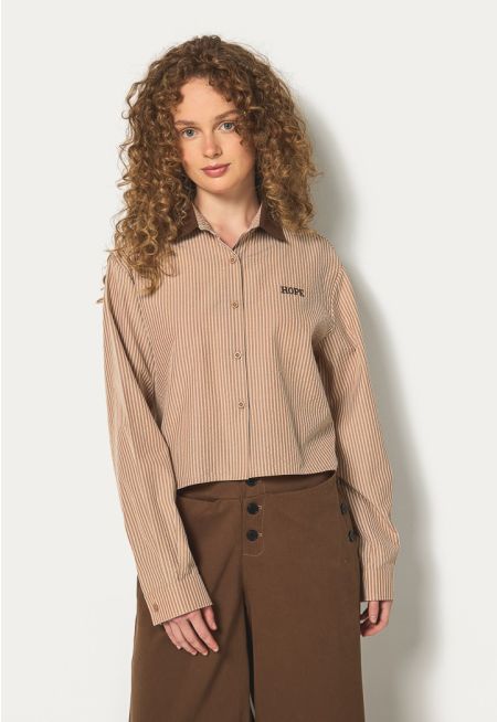 Contrast Striped Shirt