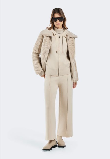 Seam Details Knitted Sweatpants