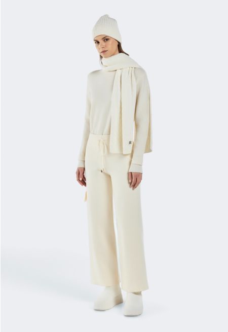 Straight Cut Knitted Sweatpants