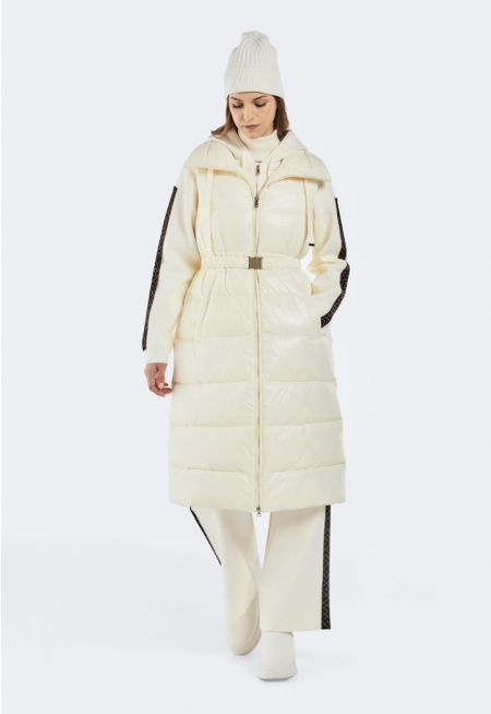 Solid Midi Puffer Vest