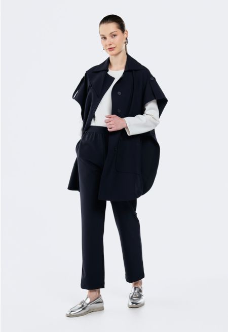 Elasticated High Waist Trousers