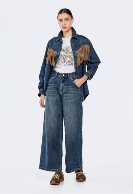 High Waist Wide Leg Jeans