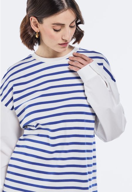 Striped Long Sleeve Top