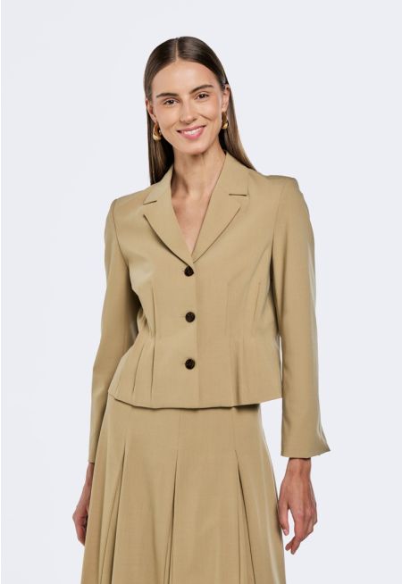 Tailored Cropped Blazer