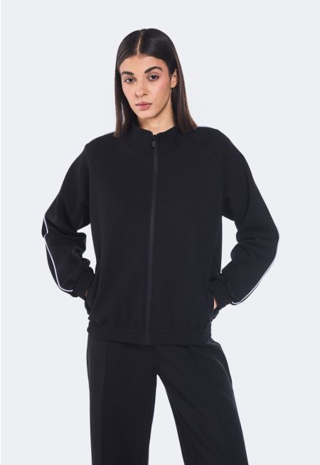 Elastic Hem Track Jacket 