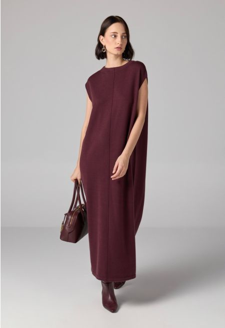 Sleeveless Knitted Maxi Dress