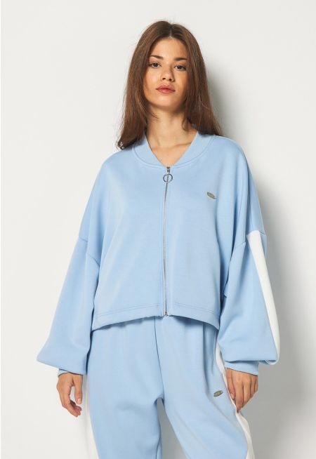 Drawstrings Hems Jacket