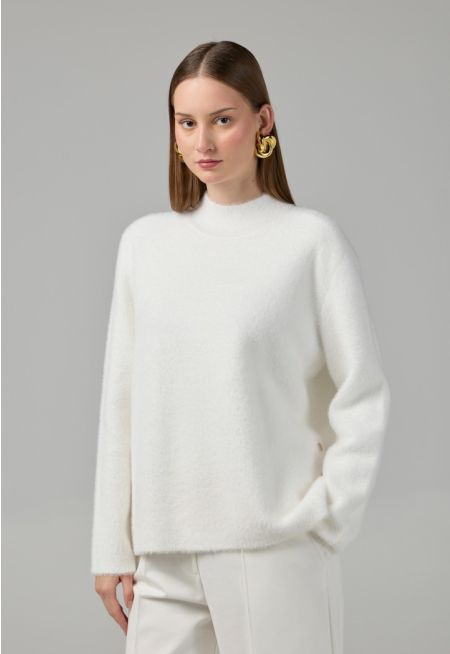 Long Sleeve Knitted Basic Blouse