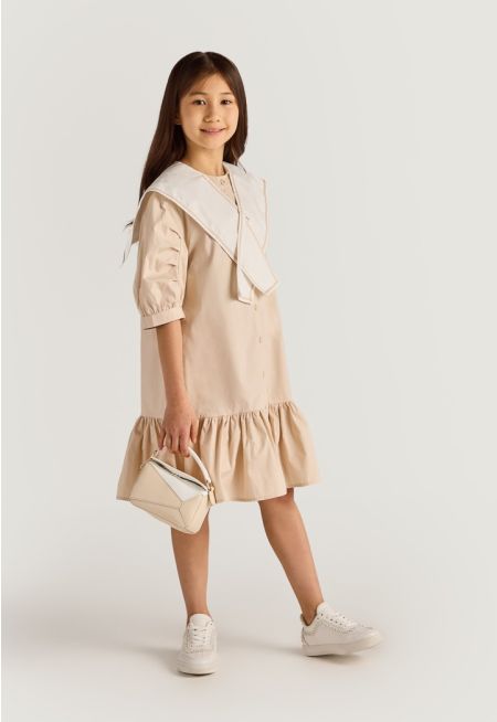 Drop Waist Shirt Dress