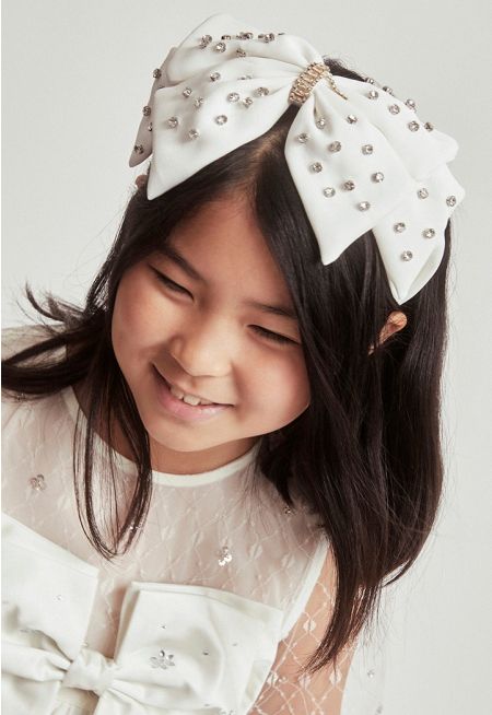 Crystal Embellished Knitted Headband