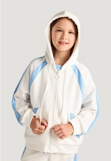 Contrast Knitted Jacket