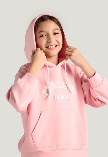 Embroidered Vibrant Hoodie