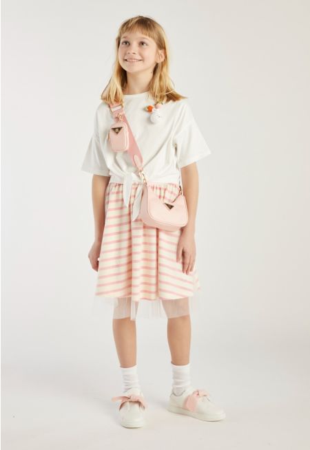 Vibrant Striped Skirt