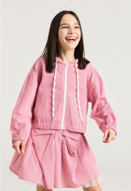 Vibrant Checkered Jacket