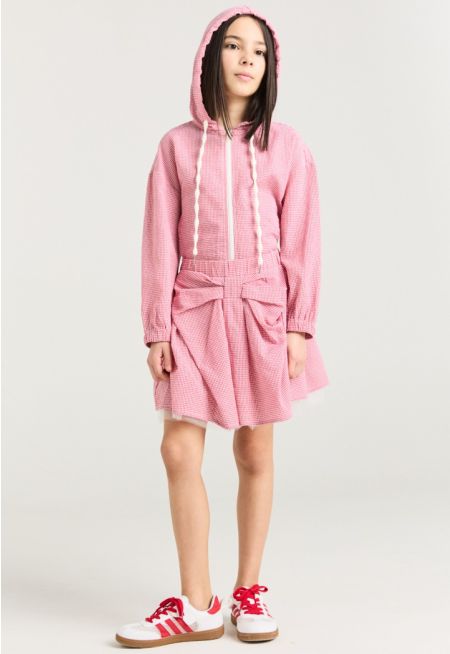 Vibrant Checkered Skirt