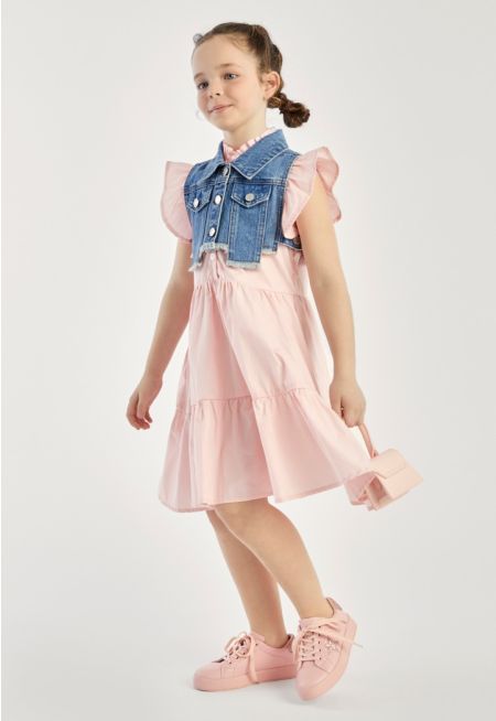 Ruffled Dress Combo (2PCS)